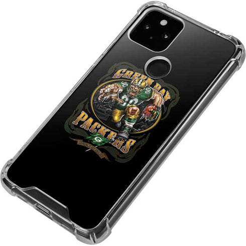 Liquid Blue NFL Green Bay Packers Running Back Google Pixel 5 Clear Case